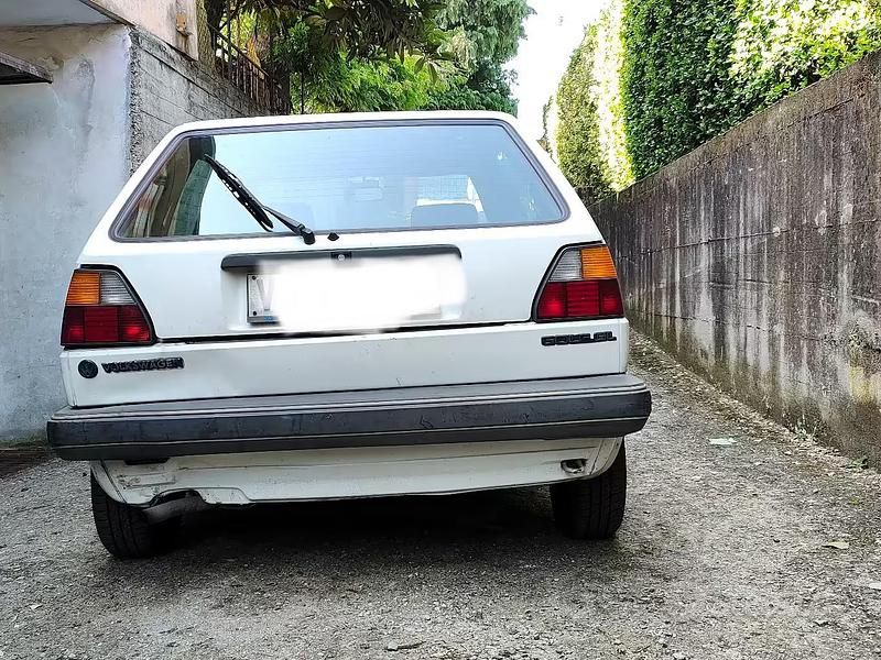Usata VW Golf II 54 CV (39 kW) 1987 Bianco Utilitaria