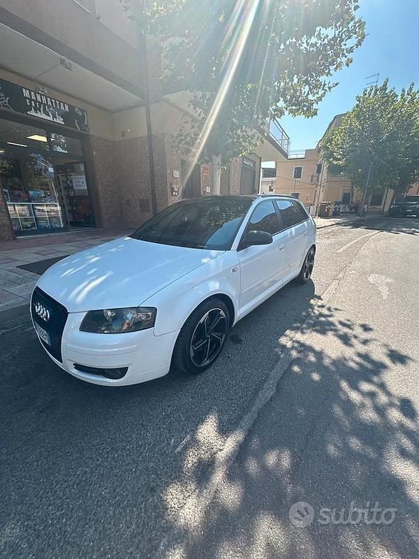 Usata Audi A3 S-Line 170 CV (125 kW) 2007 Bianco Utilitaria
