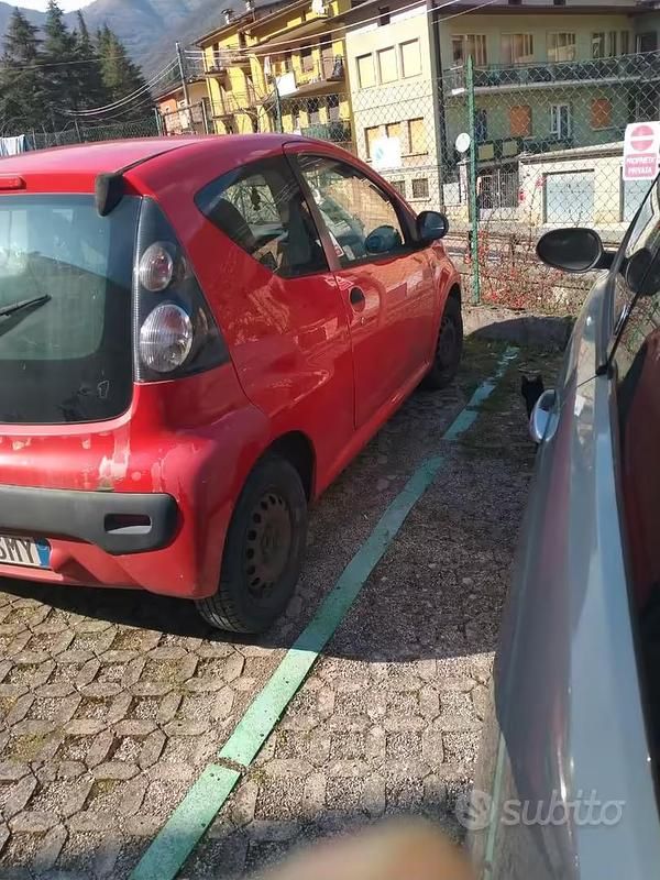 Usata Citroën C1 2005 Rosso Utilitaria