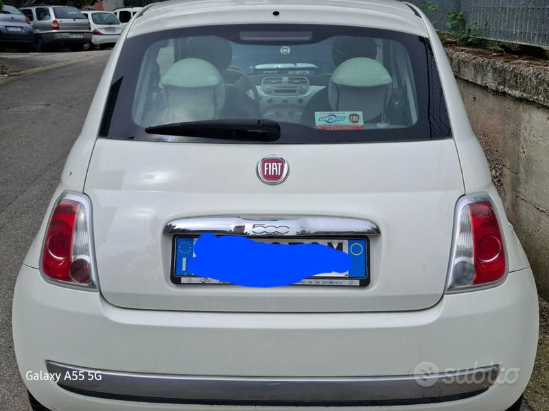 Usata Fiat 500 85 CV (62 kW) 2013 Bianco Utilitaria