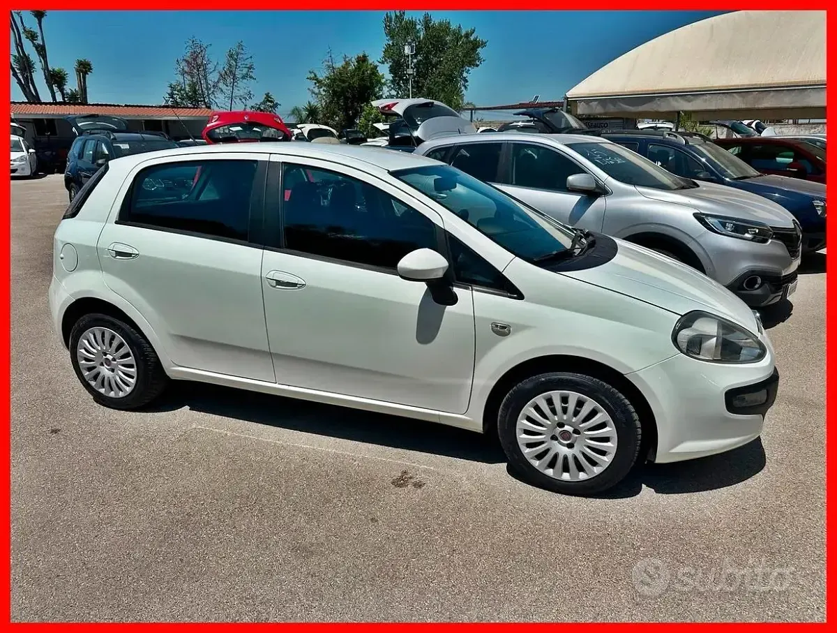 Usata Fiat Punto Evo Dynamic 65 CV (47 kW) 2010 Bianco Utilitaria