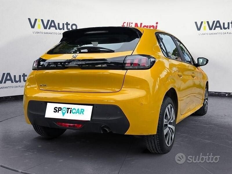 Usata Peugeot 208 Active 75 CV (55 kW) 2023 Giallo Utilitaria