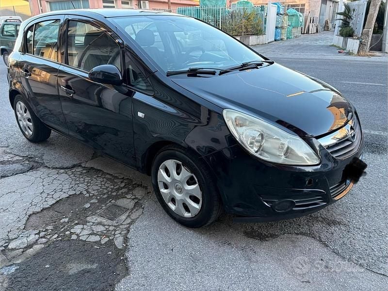 Usata Opel Corsa 75 CV (55 kW) 2008 Nero Utilitaria