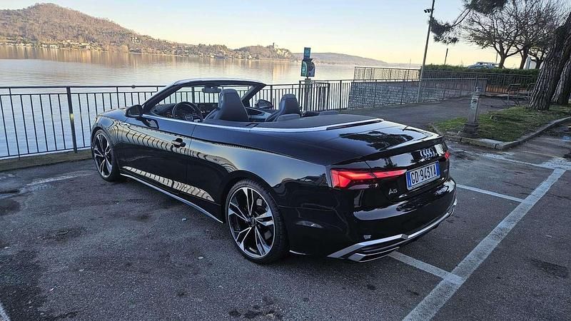 Usata Audi A5 Cabriolet S-Line 265 CV (194 kW) 2021 Nero Cabrio
