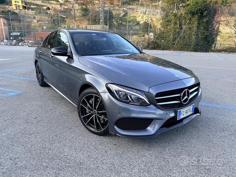 Usata Mercedes C220 Premium 170 CV (125 kW) 2016 Grigio Berlina