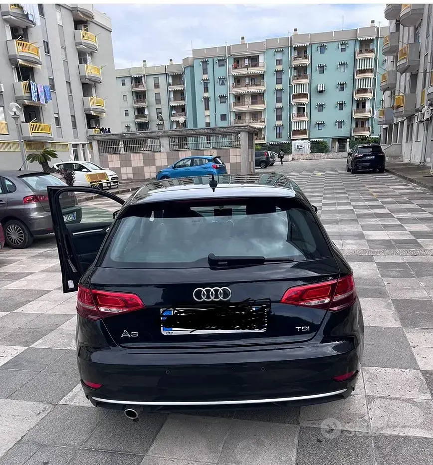 Usata Audi A3 Sport 150 CV (110 kW) 2017 Nero Berlina