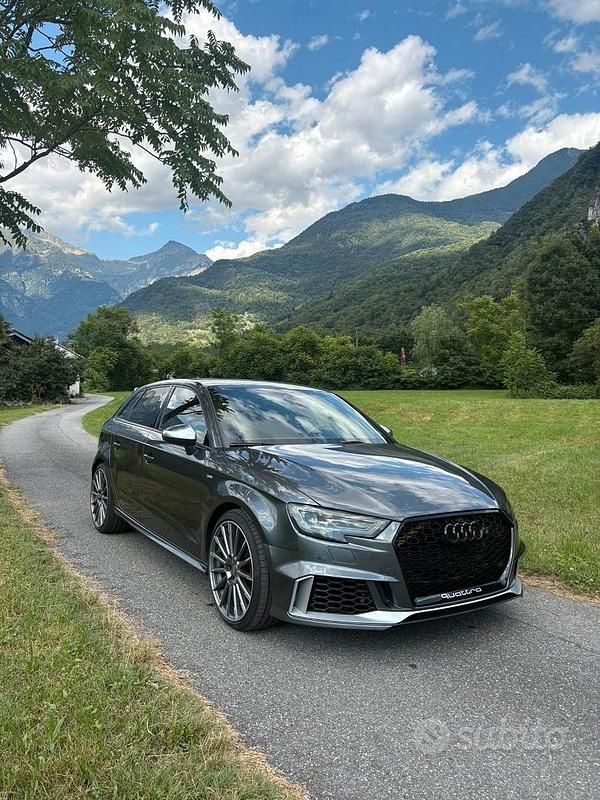 Usata Audi A3 S-Line 184 CV (135 kW) 2016 Grigio Berlina