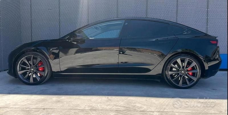 Usata Tesla Model 3 Performance 461 kW (627 CV) 2020 Nero Berlina