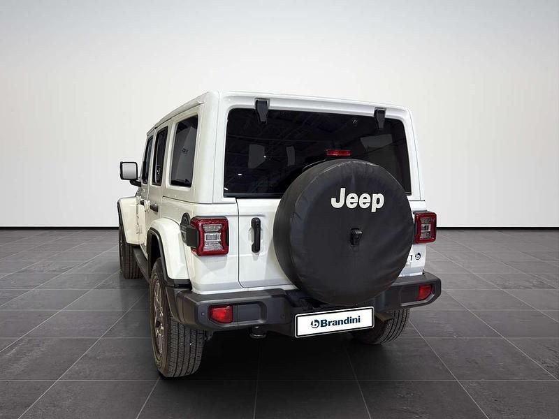 Usata Jeep Wrangler Unlimited Sahara 272 CV (200 kW) 2025 Bright white SUV