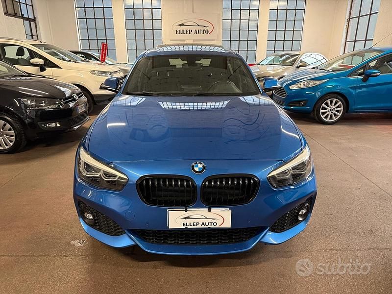 Usata BMW 118 M Sport 150 CV (110 kW) 2017 Blu Utilitaria