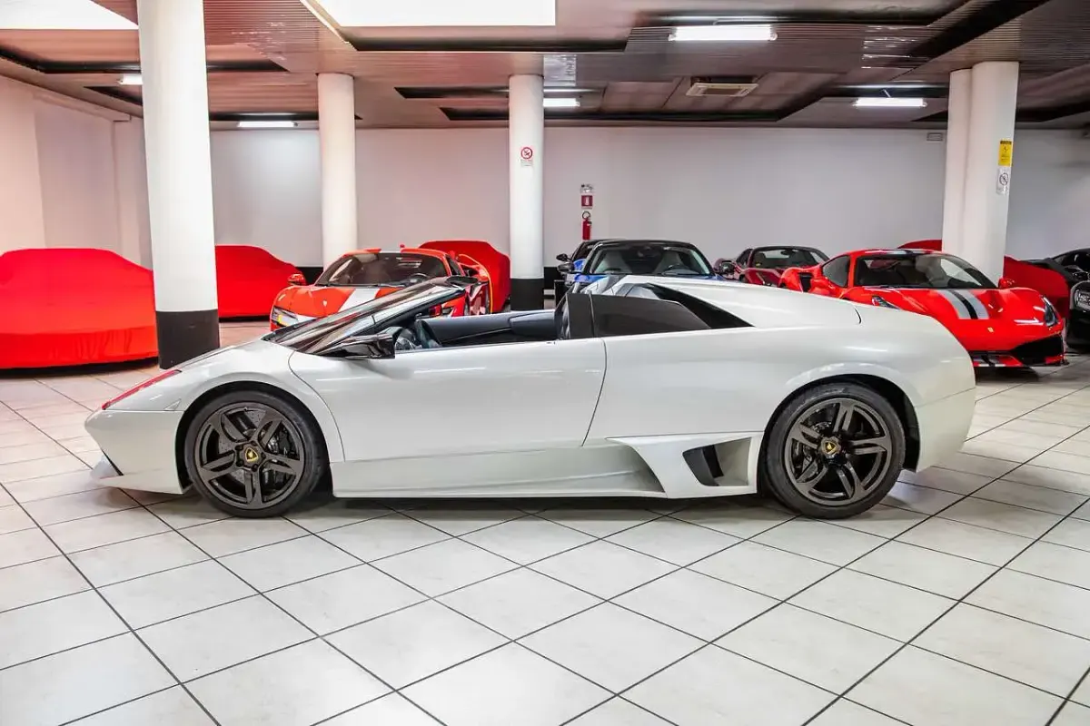 Usata Lamborghini Murciélago 640 CV (470 kW) 2007 Balloon white Cabrio