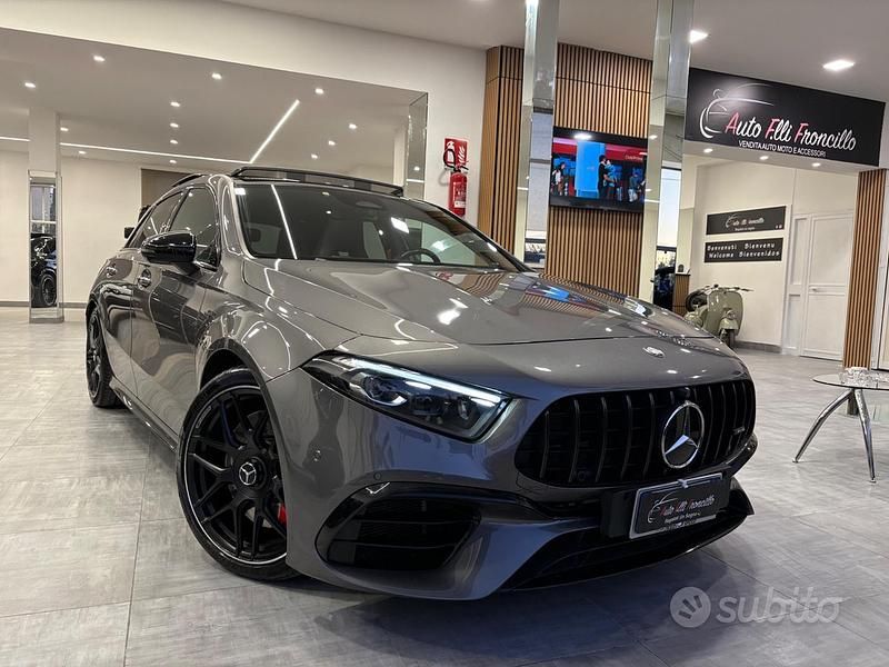 Grigio Usata 2023 Mercedes A45 AMG Premium Tre volumi | 59.500 € (Molto cara) - Immagine 1/4