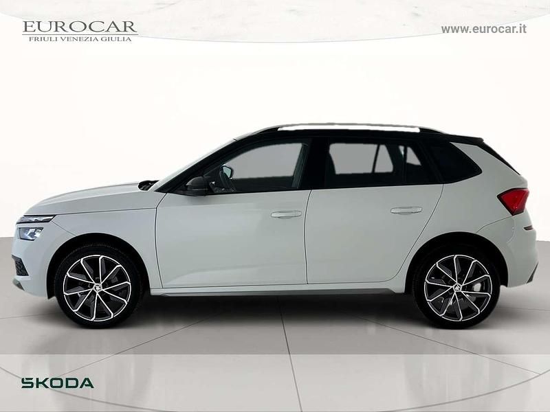Usata Skoda Kamiq 150 CV (110 kW) 2021 Bianco luna metallizzato SUV