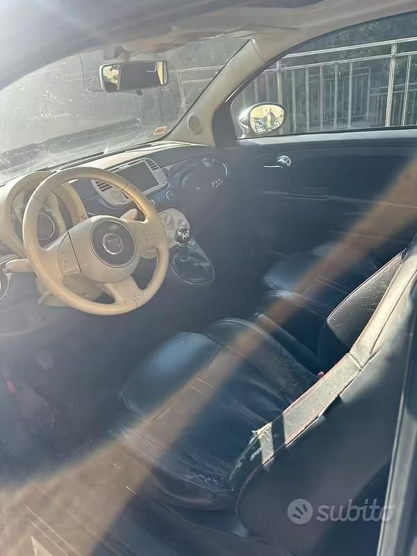 Usata Fiat 500 69 CV (50 kW) 2009 Blu Cabrio