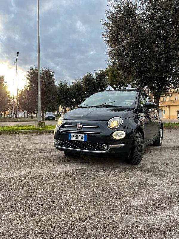Usata Fiat 500C 2017 Nero Cabrio