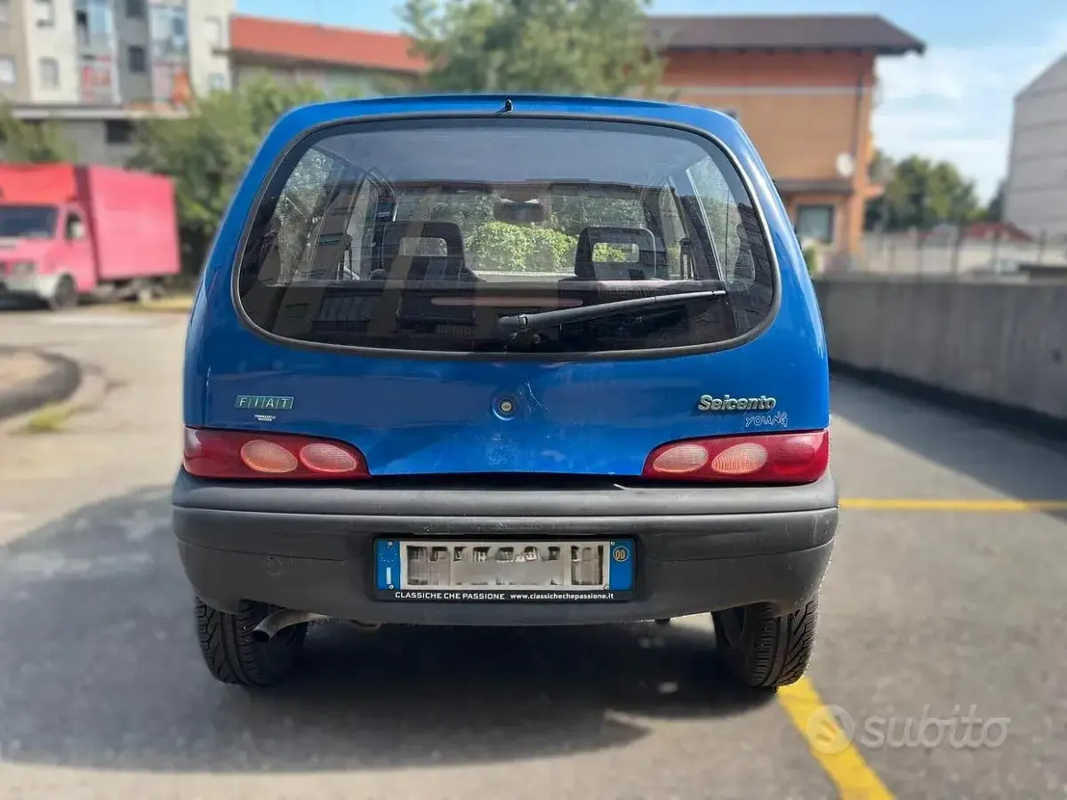 Usata Fiat Seicento Young 39 CV (28 kW) 2000 Bluazzurro Utilitaria