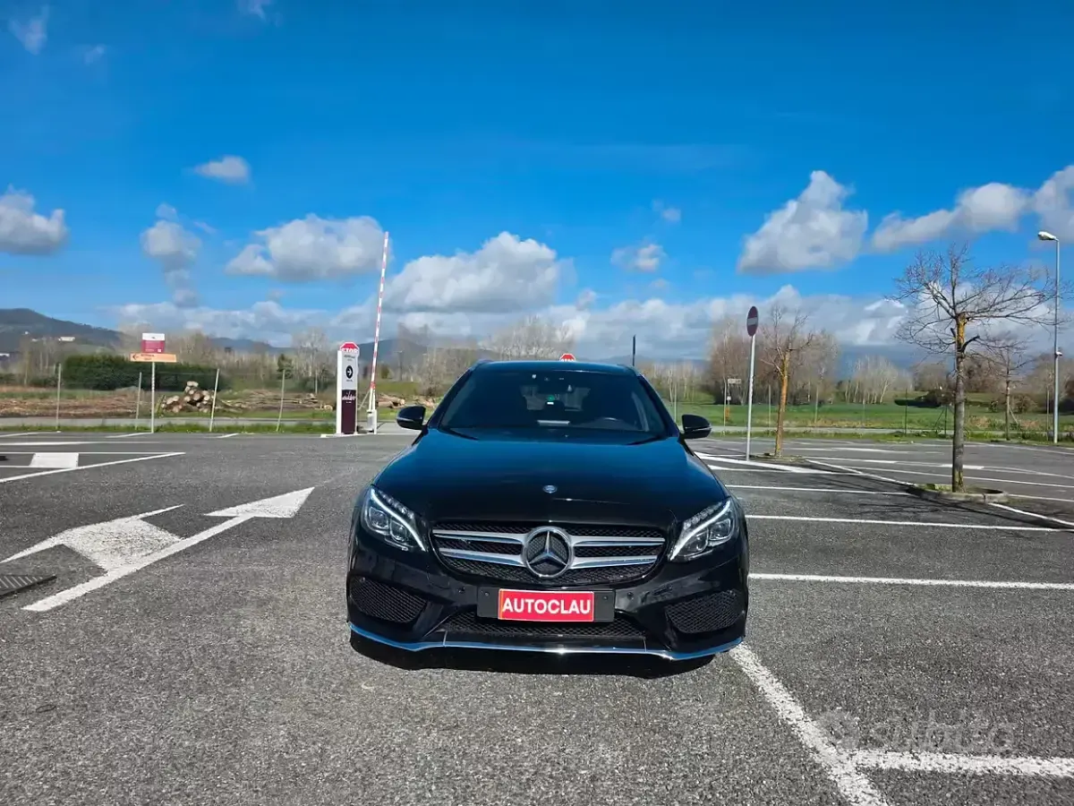 Begagnad Mercedes C220 AMG 170 HK (125 kW) 2017 Svart Kombi