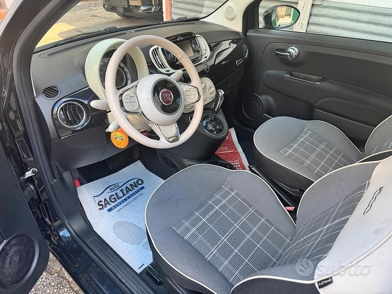 Usata Fiat 500 Lounge 69 CV (50 kW) 2017 Nero Berlina