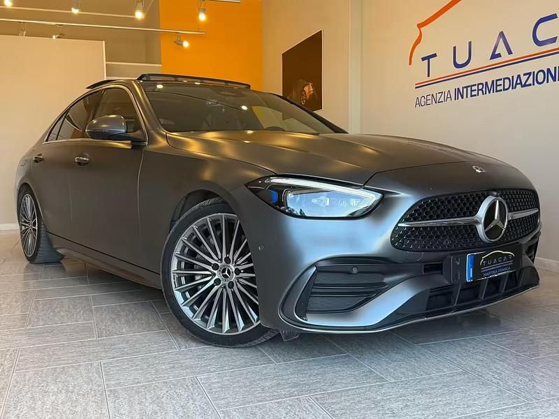 Usata Mercedes C300e Premium 265 CV (194 kW) 2022 Grigio Berlina
