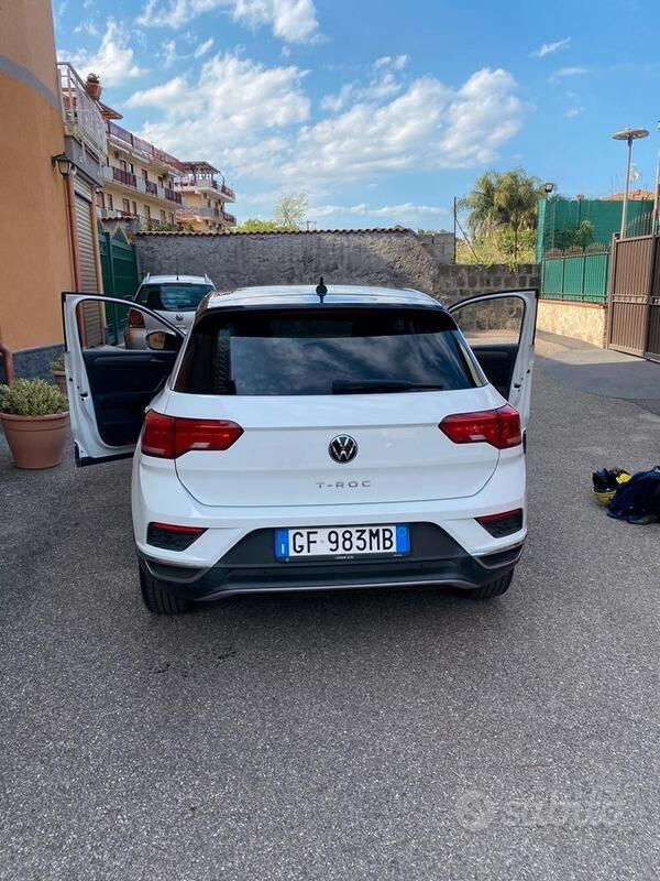 Usata VW T-Roc 110 CV (80 kW) 2021 Bianco SUV