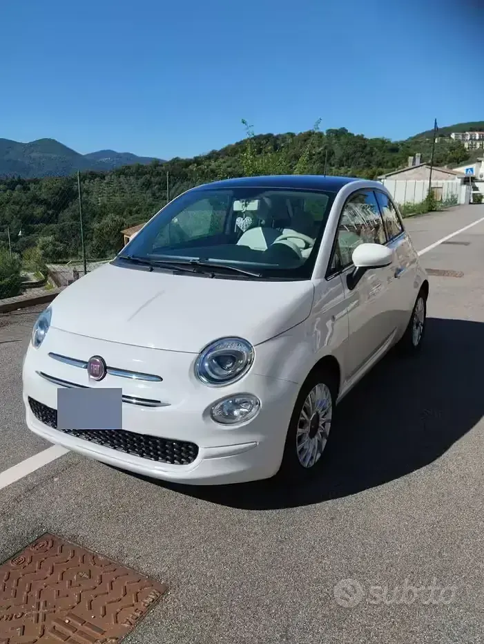 Usata Fiat 500 Lounge 69 CV (50 kW) 2019 Bianco Berlina