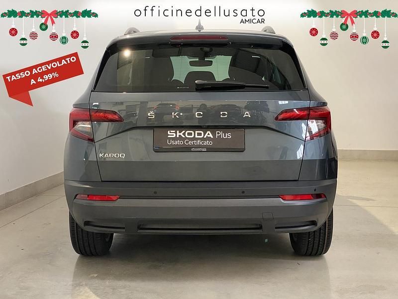 Usata Skoda Karoq Executive 110 CV (80 kW) 2022 Grigio quarzo metallizzato SUV