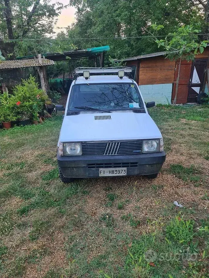 Usata Fiat Panda 4x4 50 CV (36 kW) 1989 Bianco Utilitaria