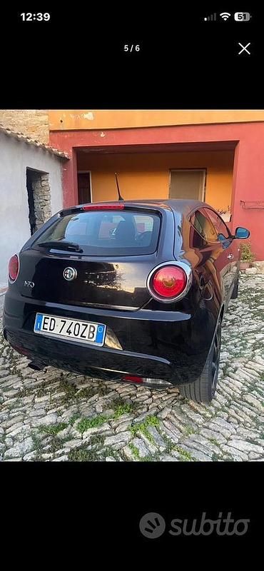 Usata Alfa Romeo MiTo 95 CV (69 kW) 2009 Nero Utilitaria