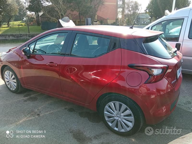Usata Nissan Micra Acenta 71 CV (52 kW) 2018 Rosso Utilitaria