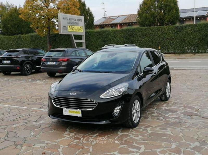 Usata Ford Fiesta Titanium 125 CV (91 kW) 2021 Nero Utilitaria