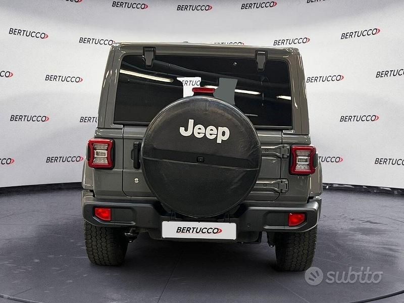 Usata Jeep Wrangler Sahara 200 CV (147 kW) 2019 Grigio SUV