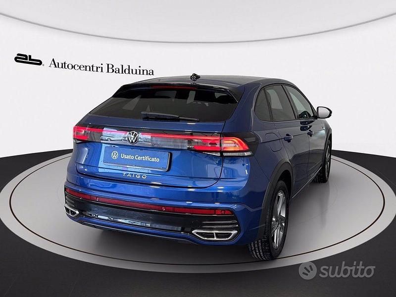Usata VW Taigo R-line 116 CV (85 kW) 2024 Blue reef metalizzato SUV