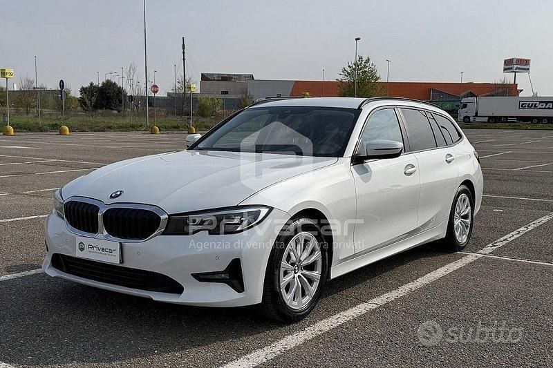 Usata BMW 320 Advantage 190 CV (139 kW) 2019 Bianco Station wagon