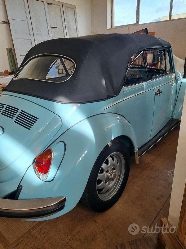 Usata VW Beetle Cabriolet 1970 Blu Cabrio