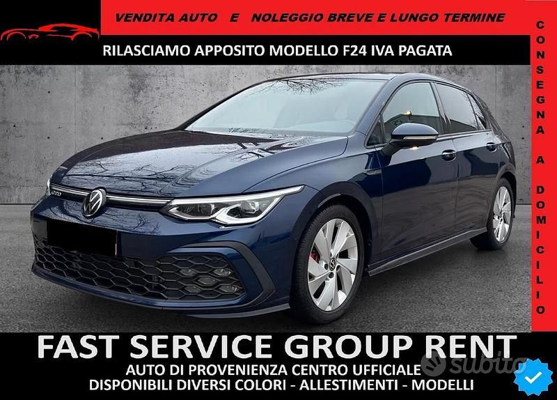 Usata VW Golf VIII GTD 199 CV (146 kW) 2024 Blu Berlina