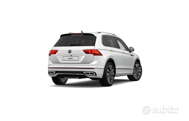 Usata VW Tiguan R-line 150 CV (110 kW) 2022 Bianco SUV