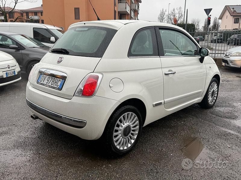 Usata Fiat 500 Lounge 69 CV (50 kW) 2009 Bianco Berlina