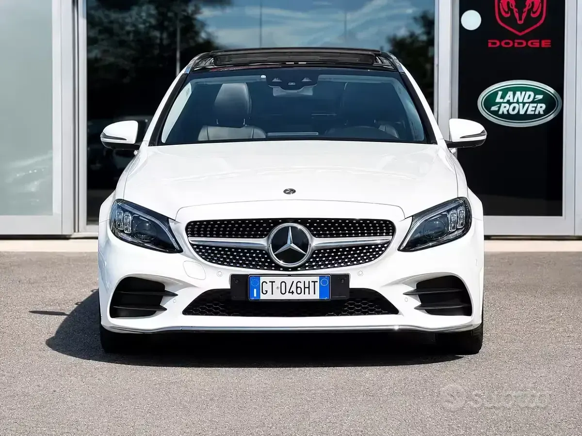 Usata Mercedes C220 Premium Plus 194 CV (142 kW) 2018 Bianco Station wagon