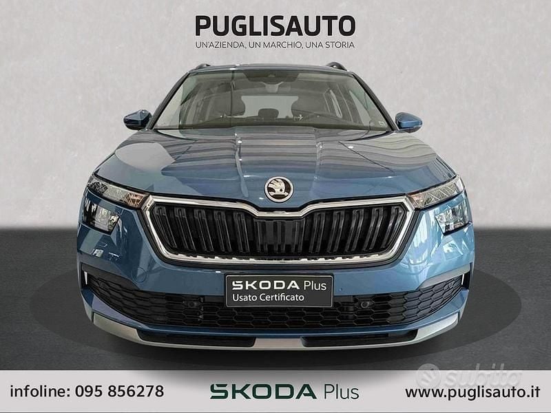 Usata Skoda Kamiq Ambition 90 CV (66 kW) 2021 Azzurro SUV