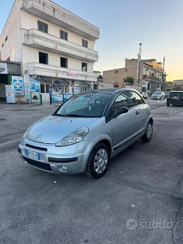Usata Citroën C3 Pluriel 70 CV (51 kW) 2004 Argento Cabrio