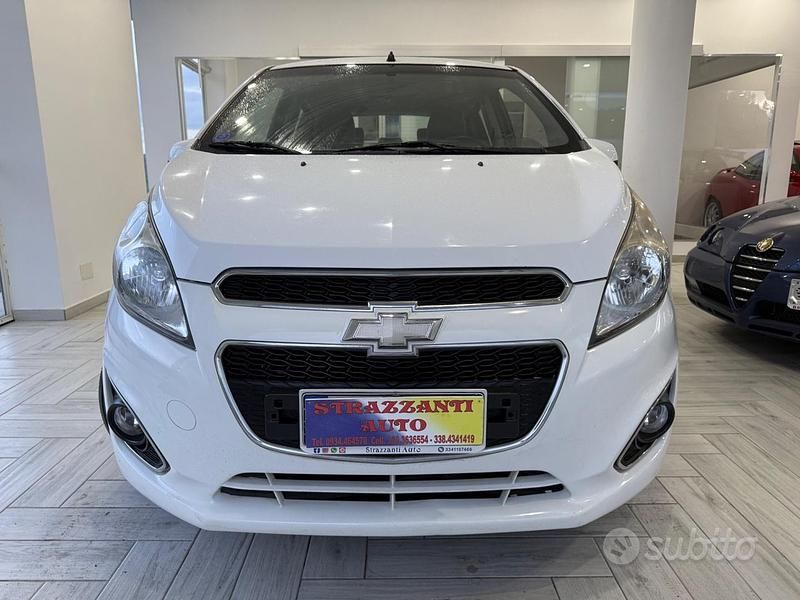 Usata Chevrolet Spark LT 65 CV (47 kW) 2014 Bianco Utilitaria