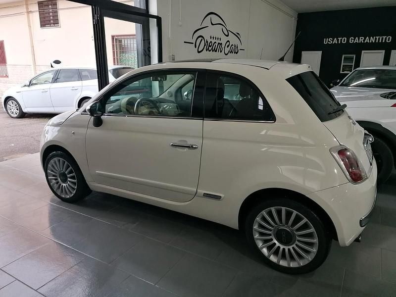 Usata Fiat 500 Lounge 75 CV (55 kW) 2009 Bianco Cabrio