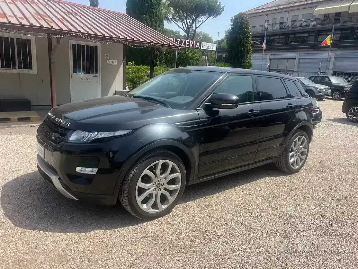 Usata Land Rover Range Rover evoque Dynamic 190 CV (139 kW) 2013 Nero SUV