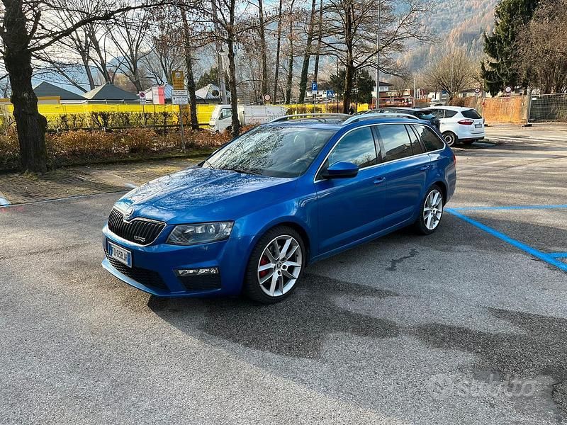 Usata Skoda Octavia RS 184 CV (135 kW) 2016 Blu Station wagon