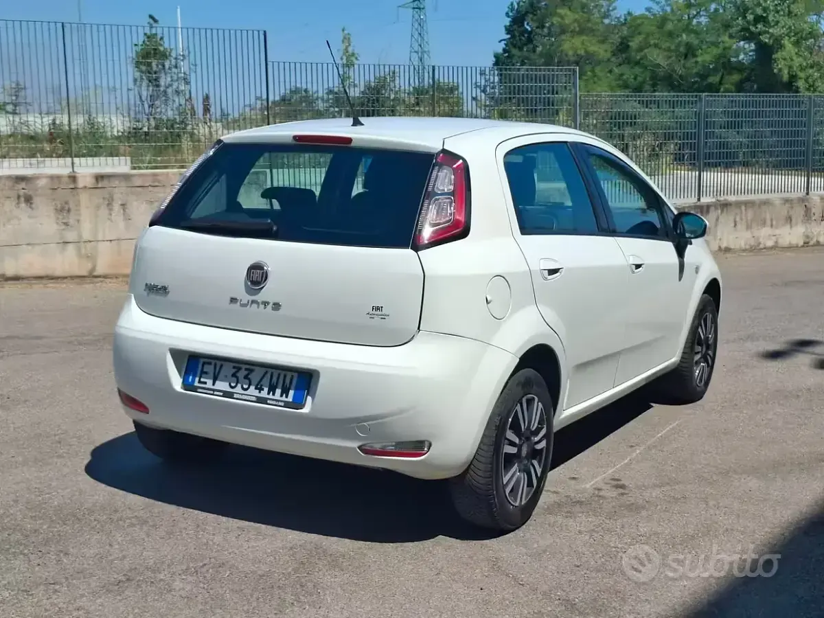 Usata Fiat Punto Lounge 69 CV (50 kW) 2014 Bianco Utilitaria