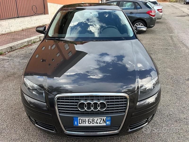 Usata Audi A3 Ambition 105 CV (77 kW) 2007 Grigio Berlina