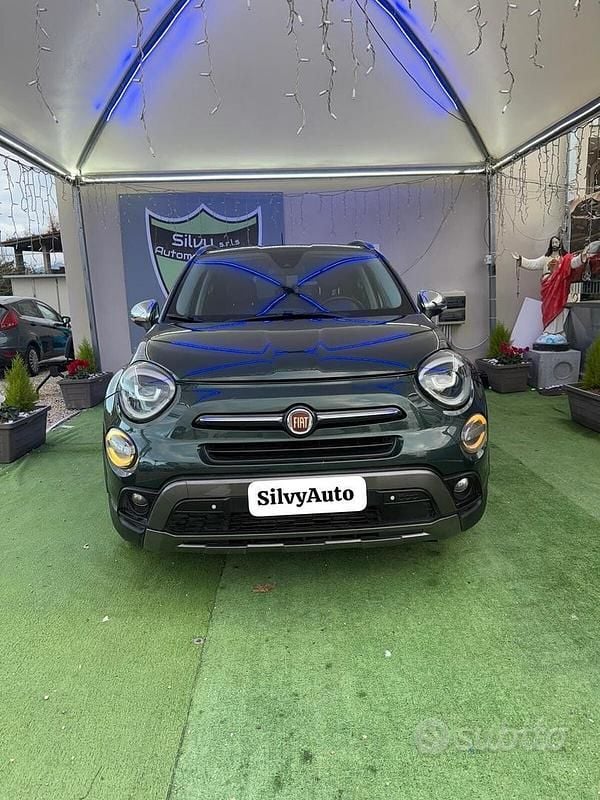 Usata Fiat 500X Cross 120 CV (88 kW) 2019 Verde SUV