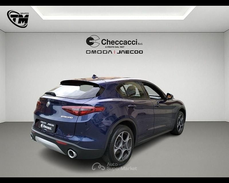 Usata Alfa Romeo Stelvio Super 210 CV (154 kW) 2018 Blu SUV
