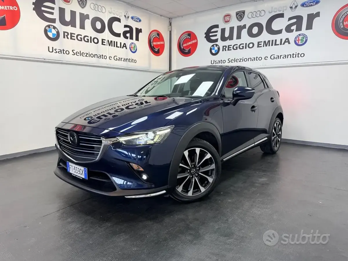 Usata Mazda CX-3 Exceed 116 CV (85 kW) 2018 Blu SUV