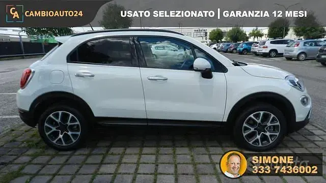 Usata Fiat 500X Cross 140 CV (102 kW) 2017 Bianco SUV
